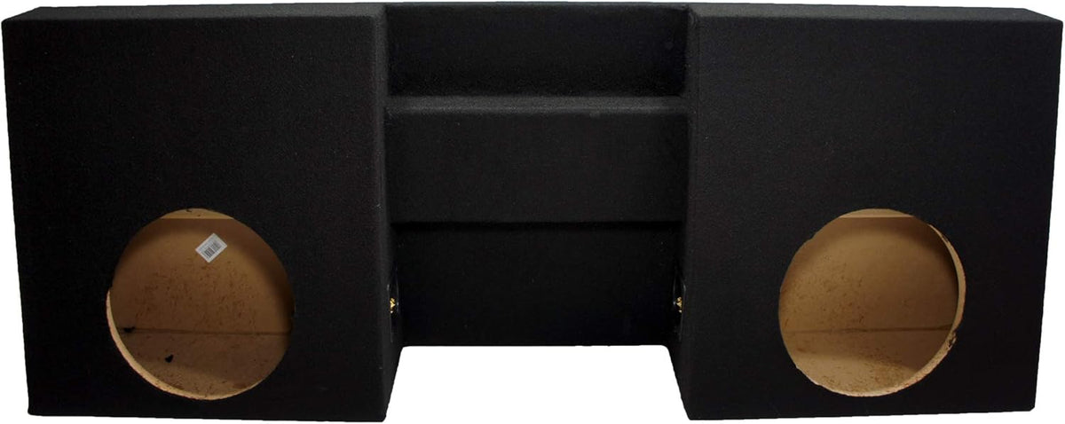 Compatible with 2005-2012 Toyota Tacoma Double Cab Dual 10 Sub Box Enclosure V546942