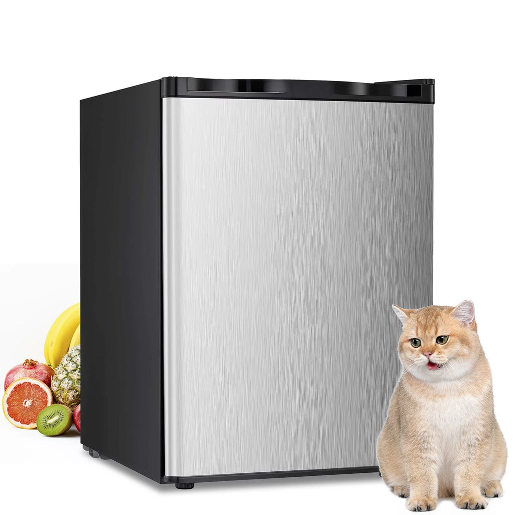 Mini Freezer Countertop 2.1 Cu.Ft Compact Upright Freezer with Reversible Door (Silver) A59141
