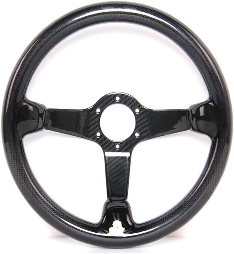 14/350mm Carbon Fiber Racing Steering Wheel 6 Bolts C600
