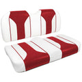 Red/White Front Seat for Golf Carts O9735