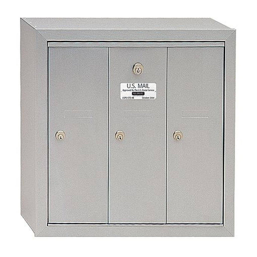 Aluminum 3 Door Vertical Mailbox H604858