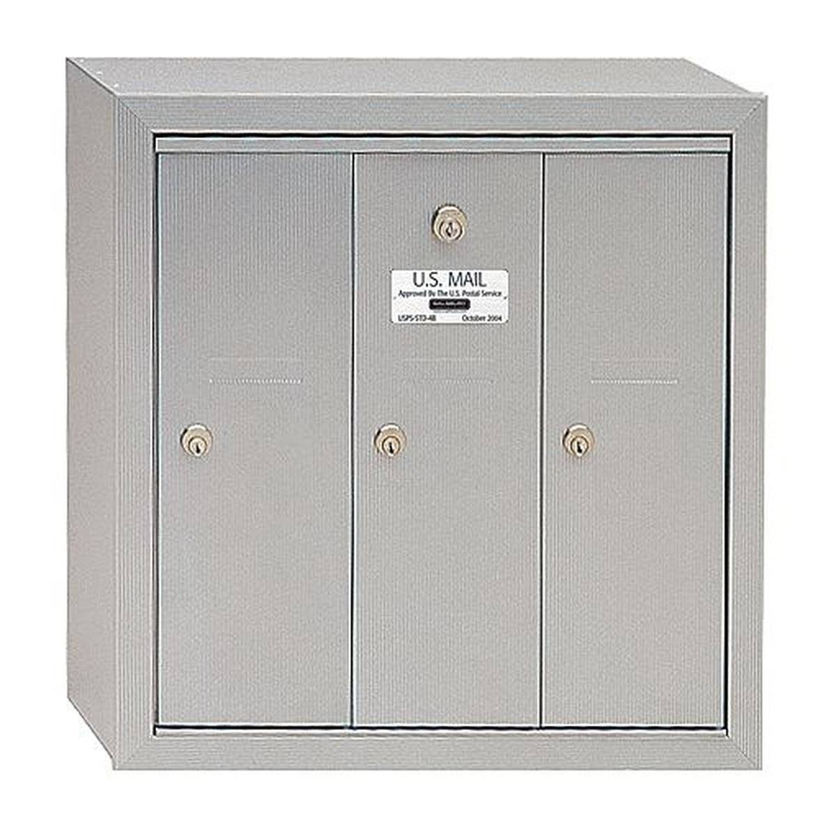 Aluminum 3 Door Vertical Mailbox H604858