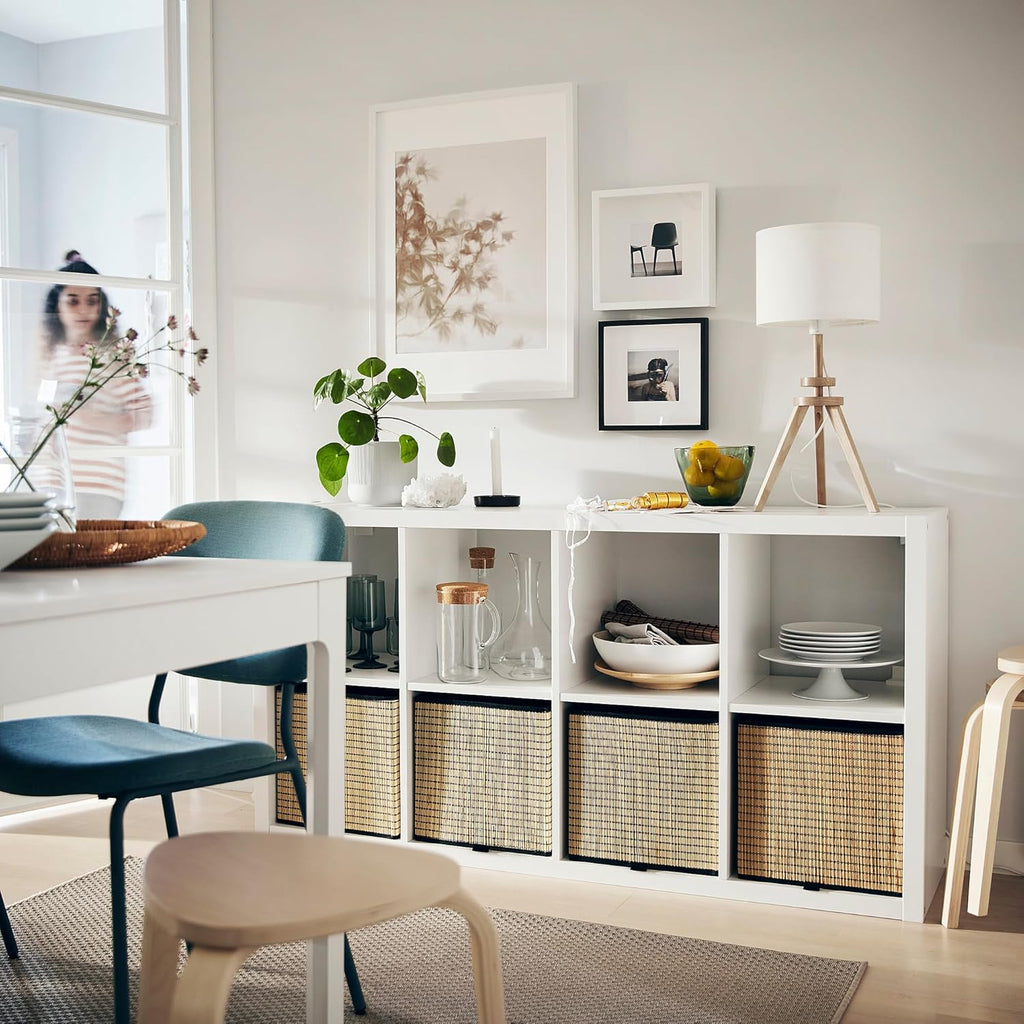 White 8 Shelf Shelving Unit (77x39x147 cm) D821