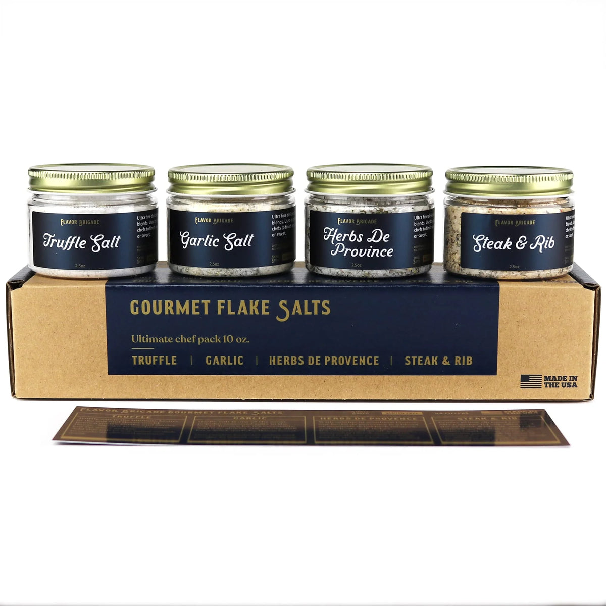 Gourmet Flake Salts Gift Set (4 Jars) R782
