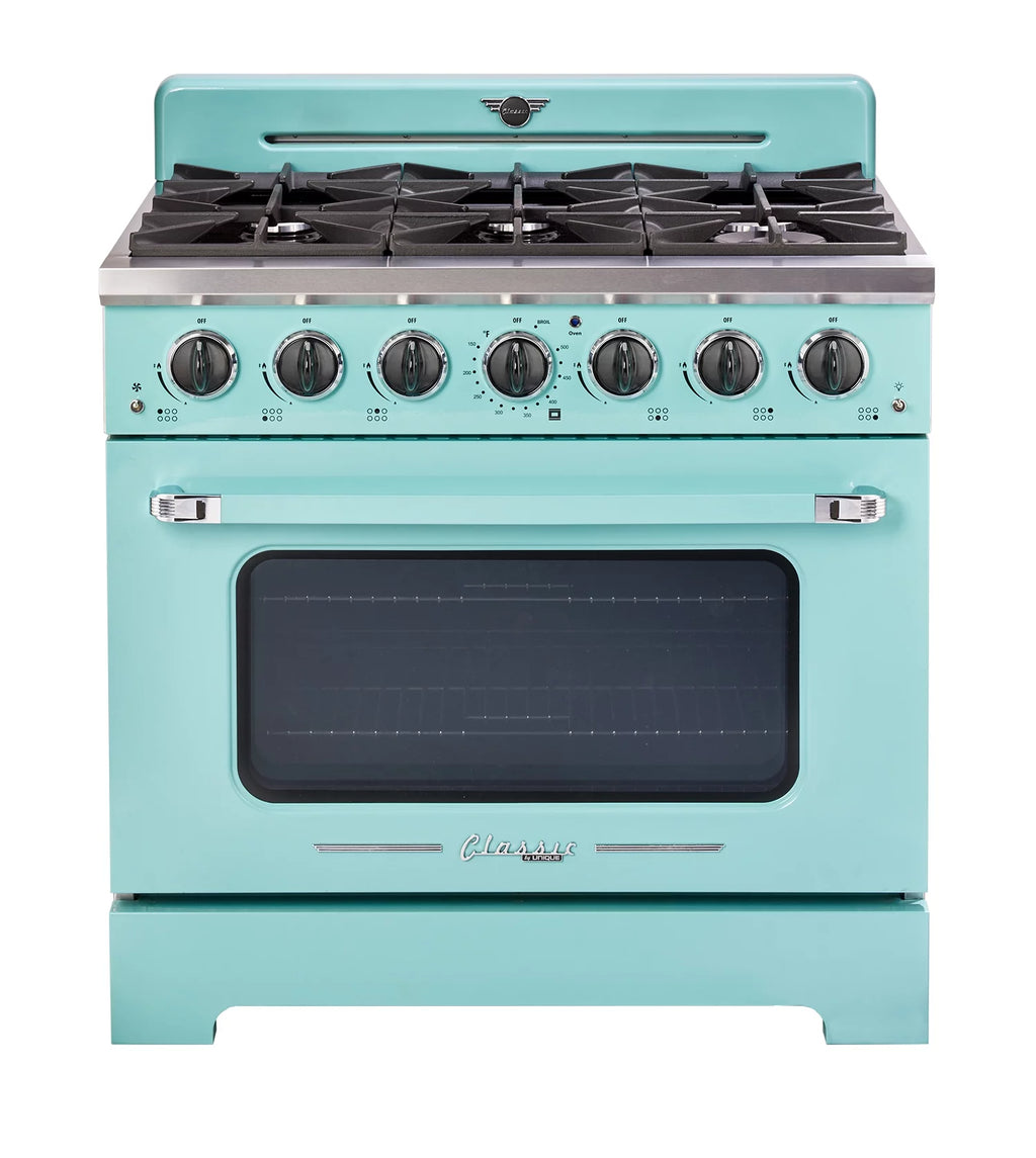 36" 5.2 cu/ft Freestanding Gas Range with Convection Oven and Sealed Burners B533