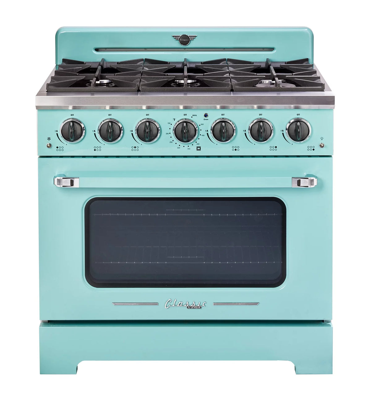 36" 5.2 cu/ft Freestanding Gas Range with Convection Oven and Sealed Burners B533