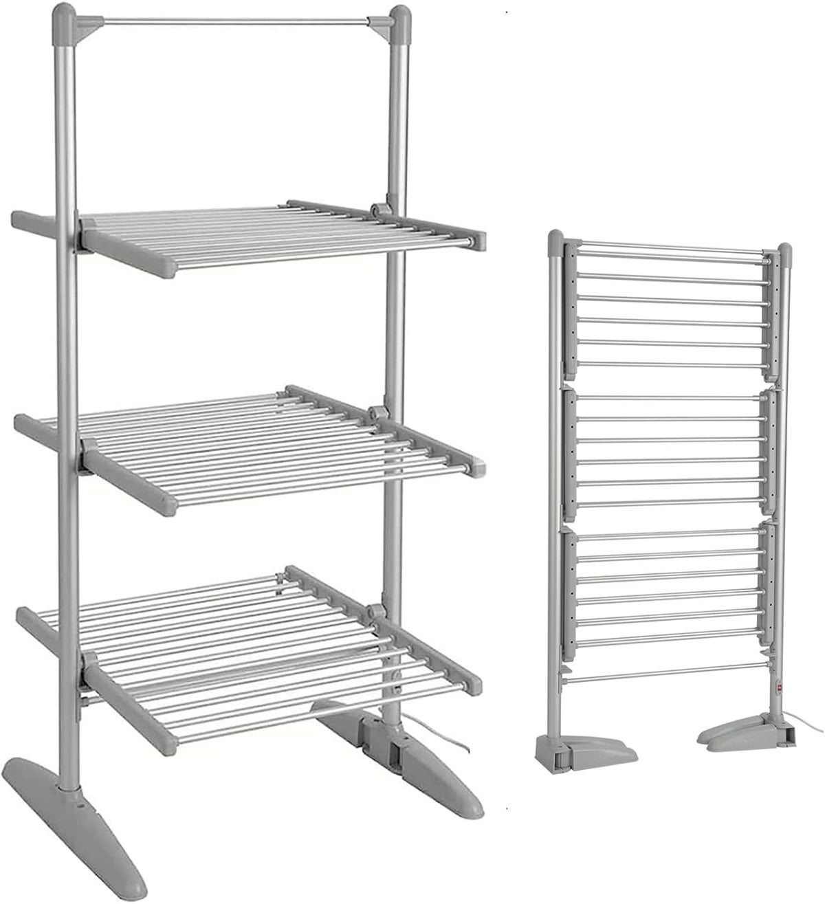 Heated Folding Electric Clothes Drying Rack O295490