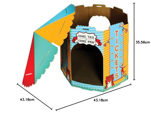 Cat House & Cat Scratcher G642