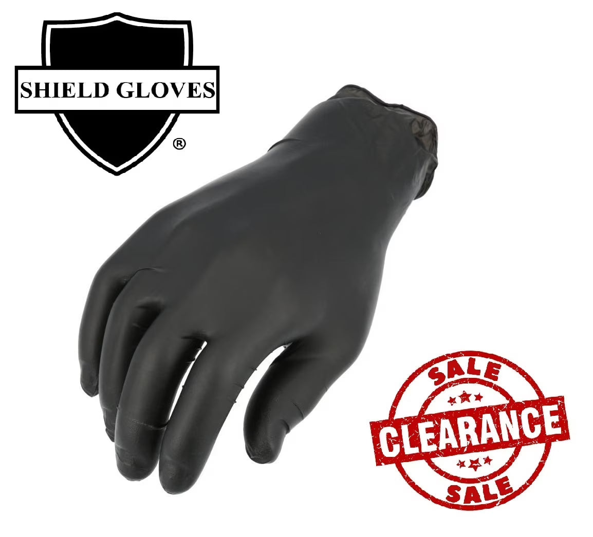 Black Disposable Nitrile Powder Free Gloves, 5 Mil, 1000 Count, Size Large D73710