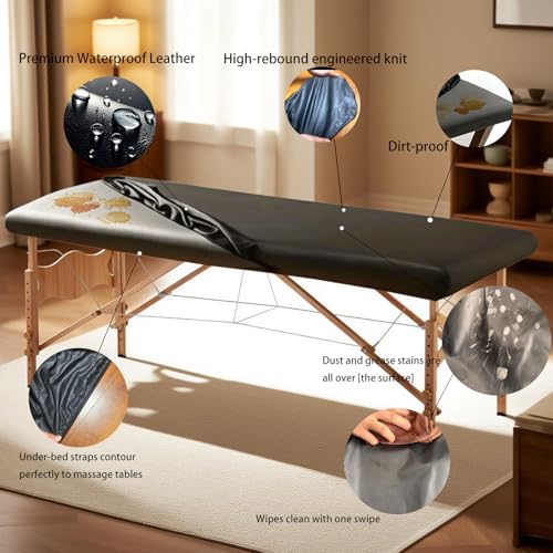 Washable Leather Massage Table Cover Protector G9641