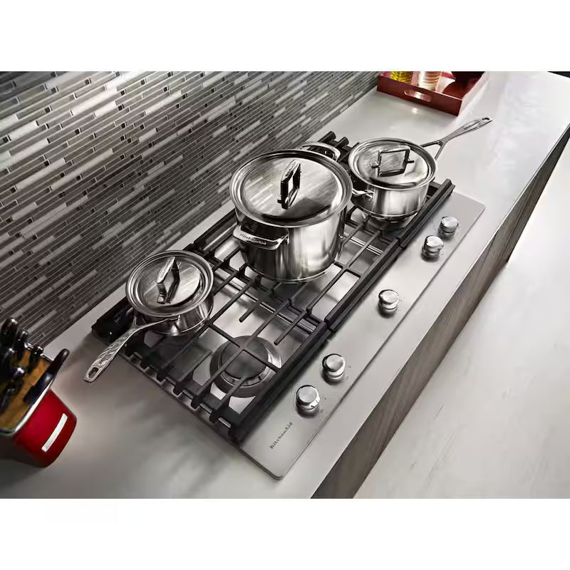30 in. Stainless Steel Gas Cooktop with 5 Burners Z81940