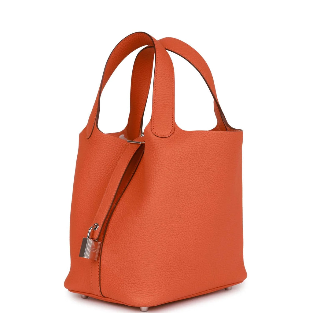Orange Clemence 18 Picotin Lock U8167