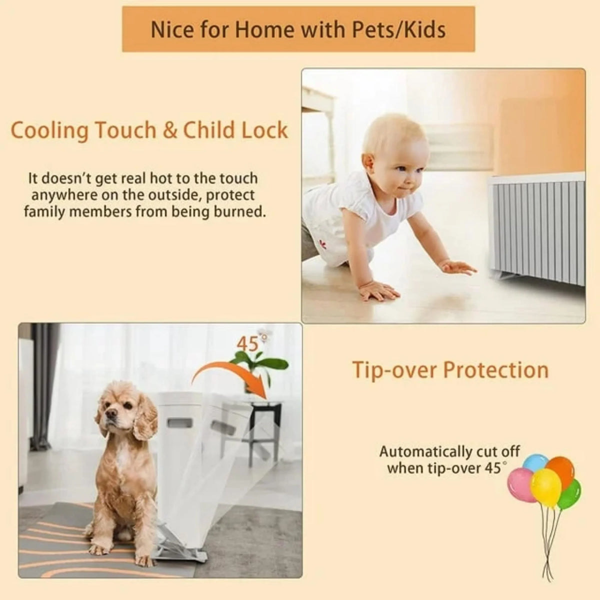 Electric Baseboard Heater with Thermostat and Remote Control M310
