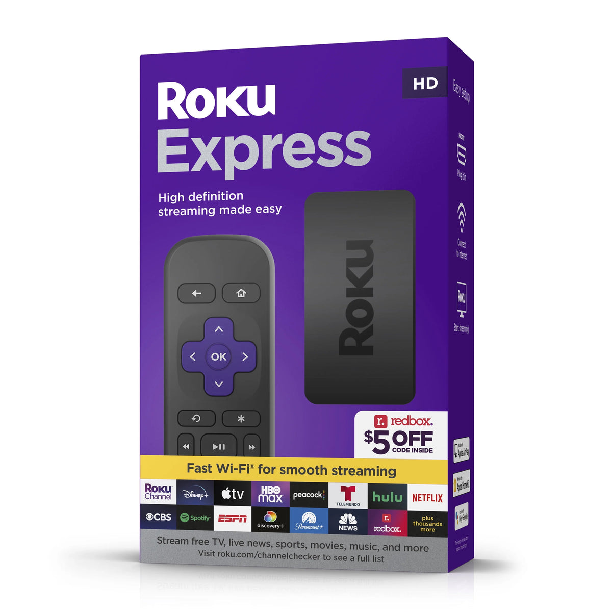 HD Streaming Device with HDMI Cable and Remote Z57567