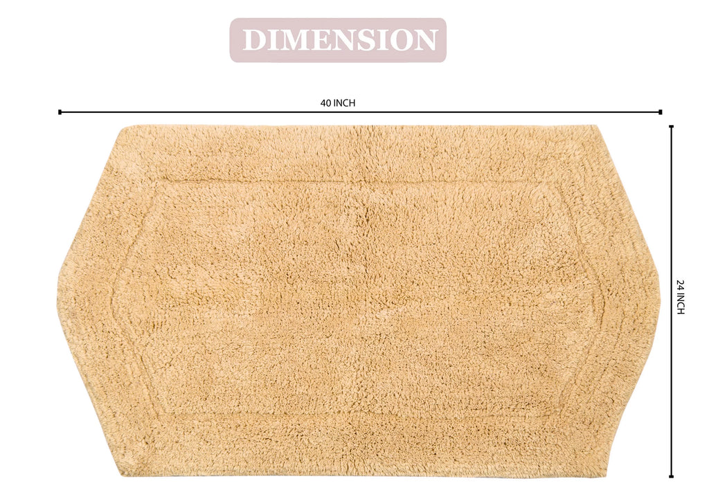 100% Cotton Tufted Non-Slip Bath Rug 24" x 40" H486