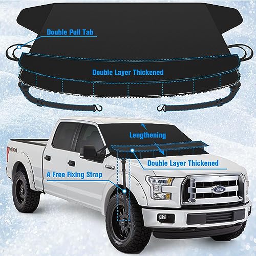Extra Large Thicken Oxford Windshield Cover 71x47 Inches I788