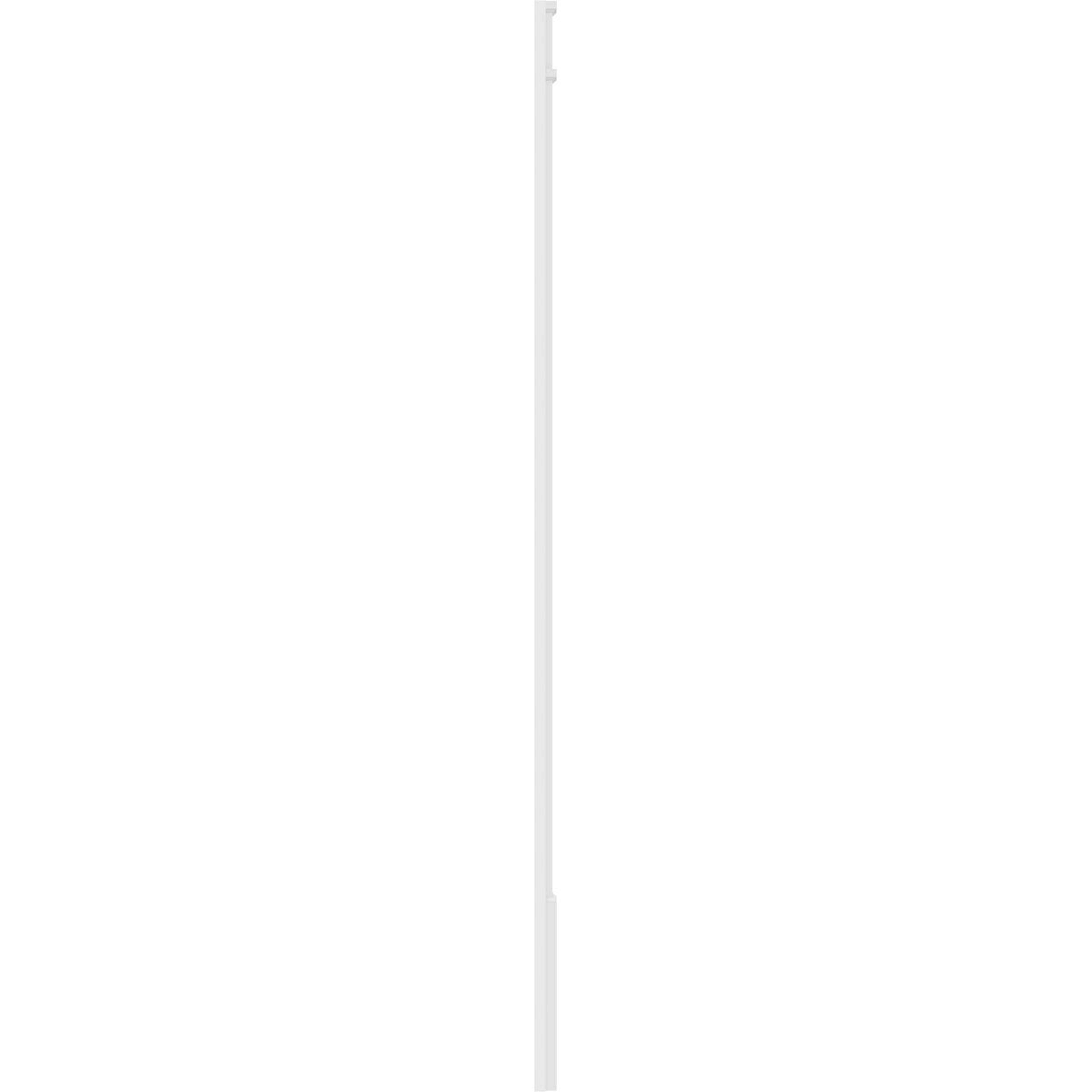 Raised Panel PVC Pilaster with Capital and Base (Pair) T6238