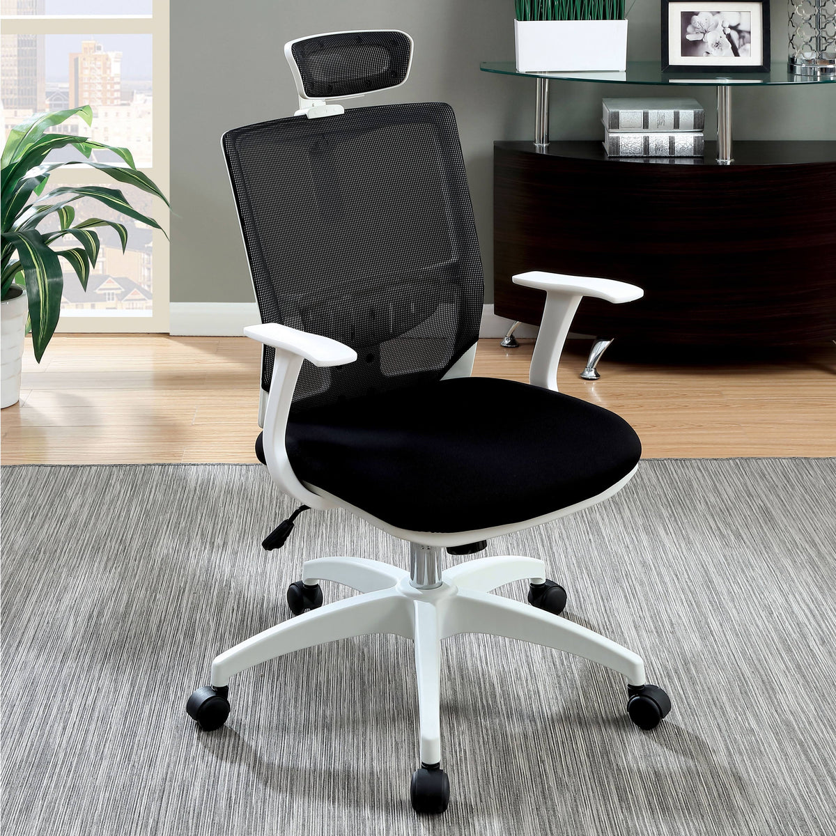 Blue Height Adjustable Office Chair Z760