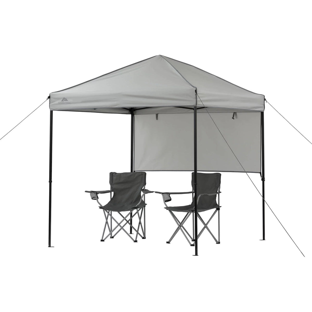 6' x 6' Gray Instant Outdoor Canopy E8408