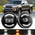LED Fog Light Assembly with White DRL/Amber Turn Signal, Black, Pack of 2 P88292
