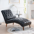 Faux Leather Button Tufted Chaise Lounge E38964