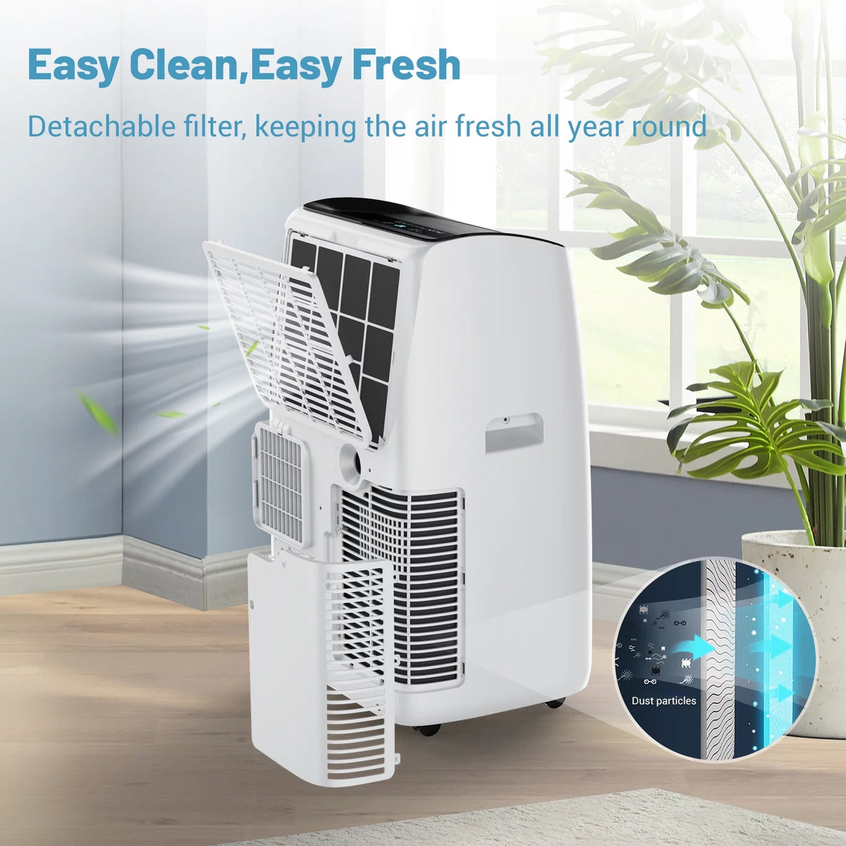14000 BTU Portable Air Conditioner with Remote Control S920741