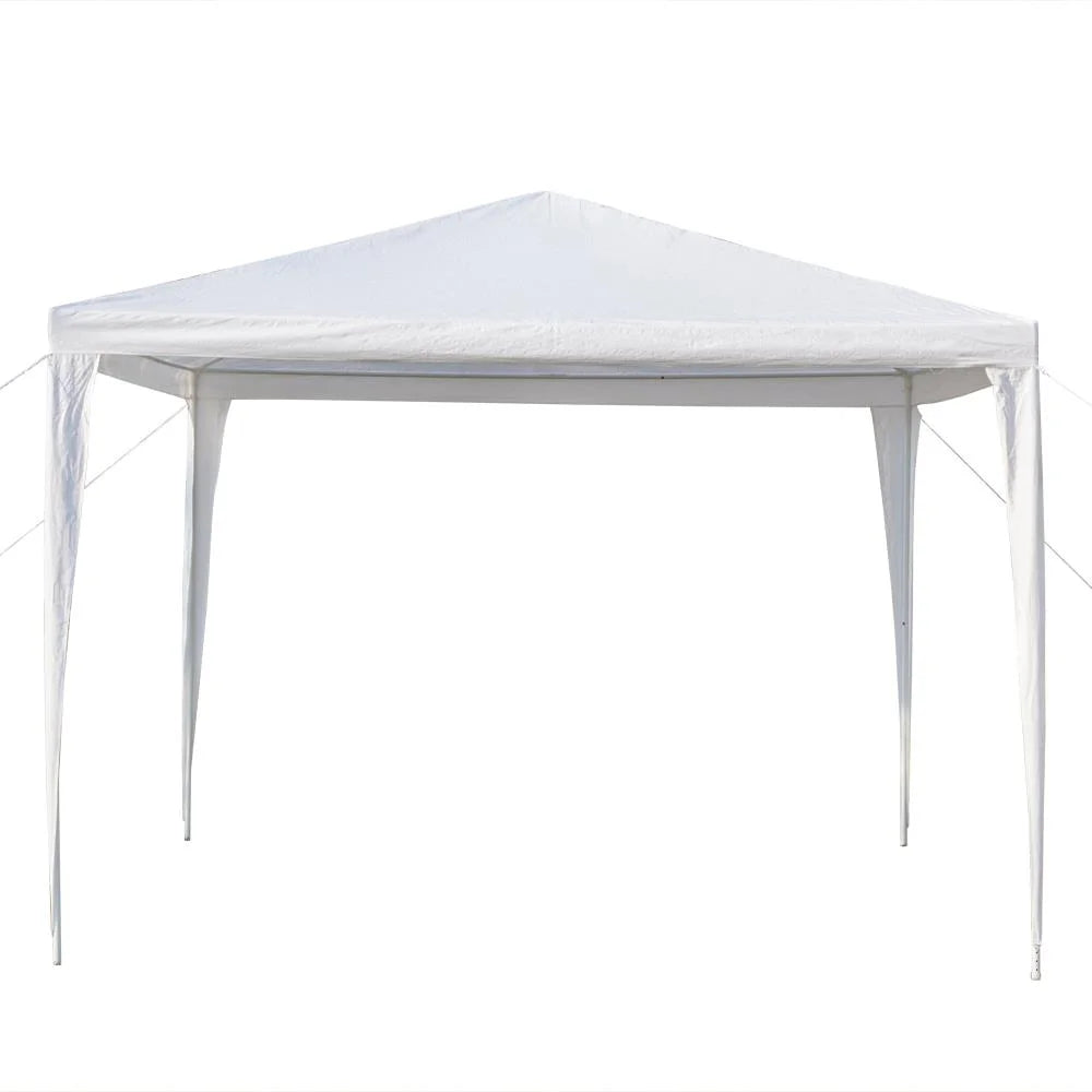 10' x 10' White Canopy Tent with 4 SideWalls M6880