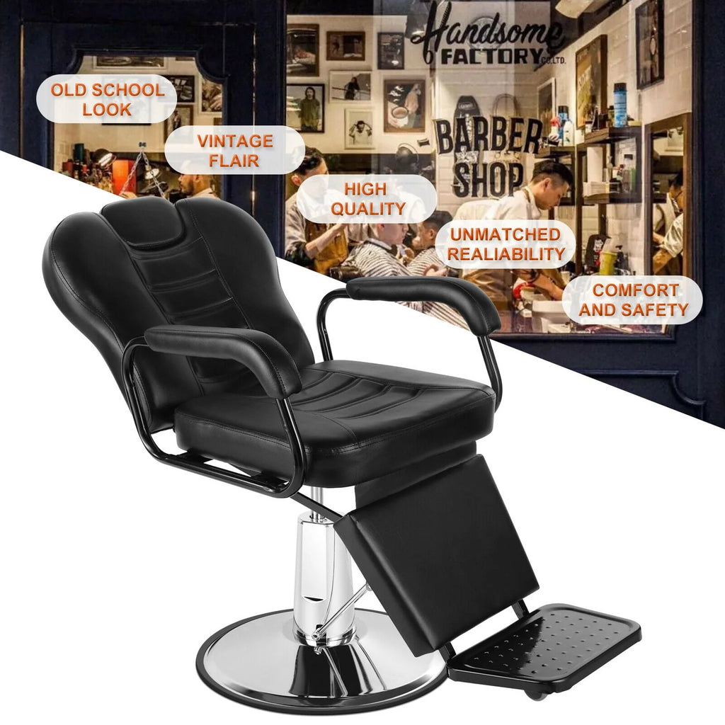 Hydraulic Heavy Duty Recliner Barber Chair M789232