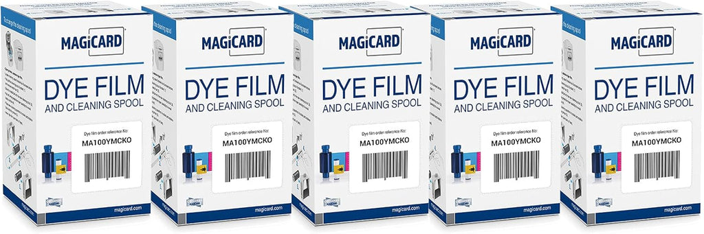 2 x Magicard MA100YMCKO Color Ribbon - 100 Prints H579