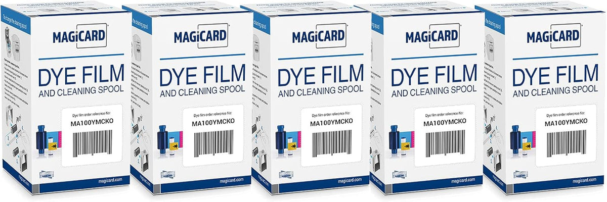 2 x Magicard MA100YMCKO Color Ribbon - 100 Prints H579