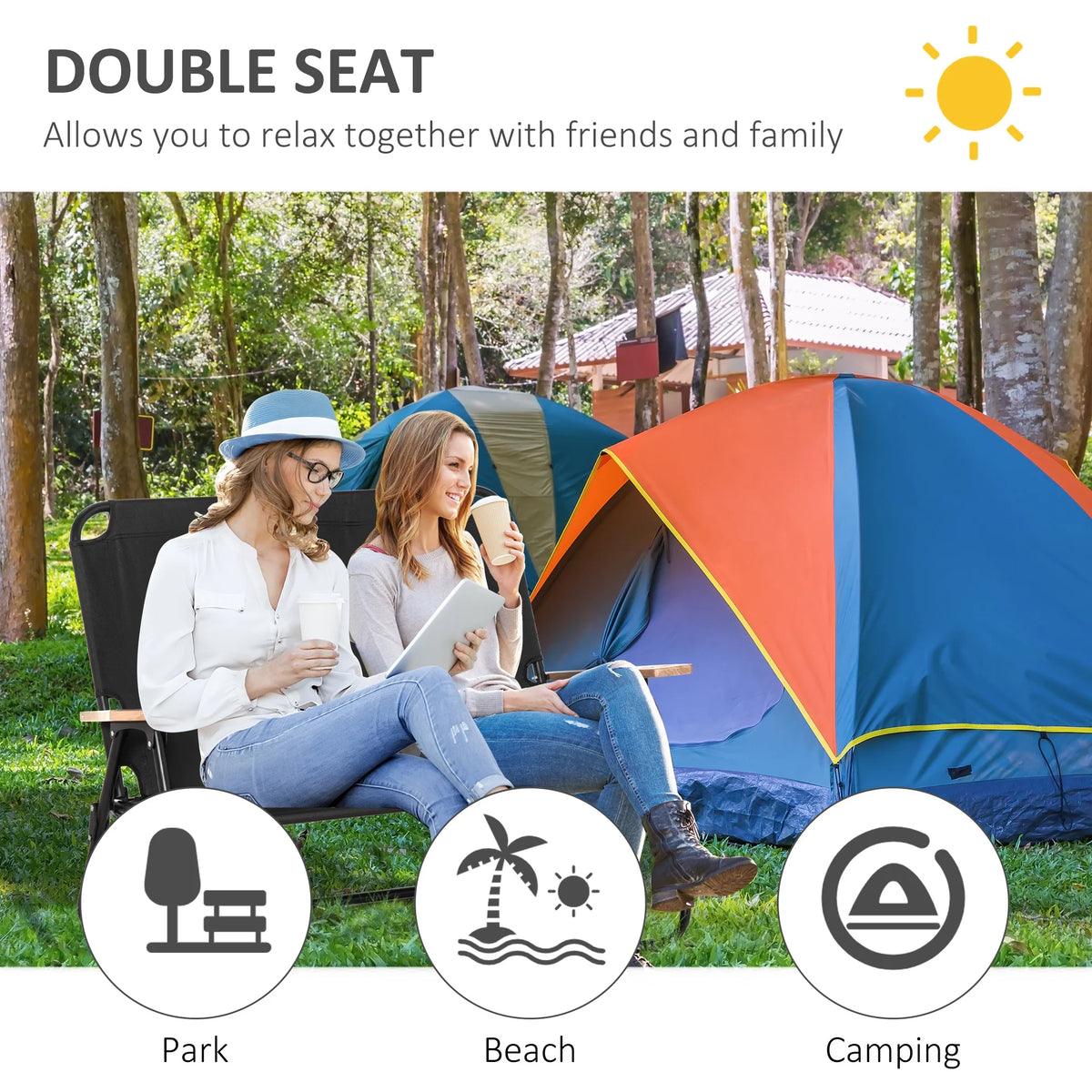Black Camping Chair J22927