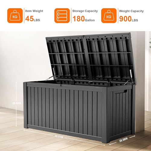 100 Gallon Waterproof Resin Deck Box N548614
