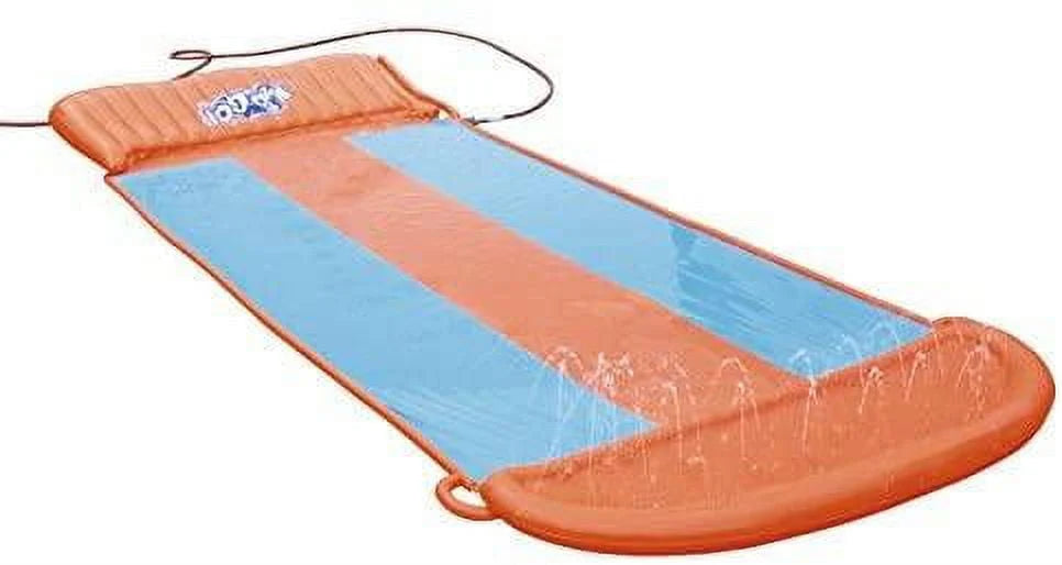 18' Triple Lane Water Slide with Ramp X1753