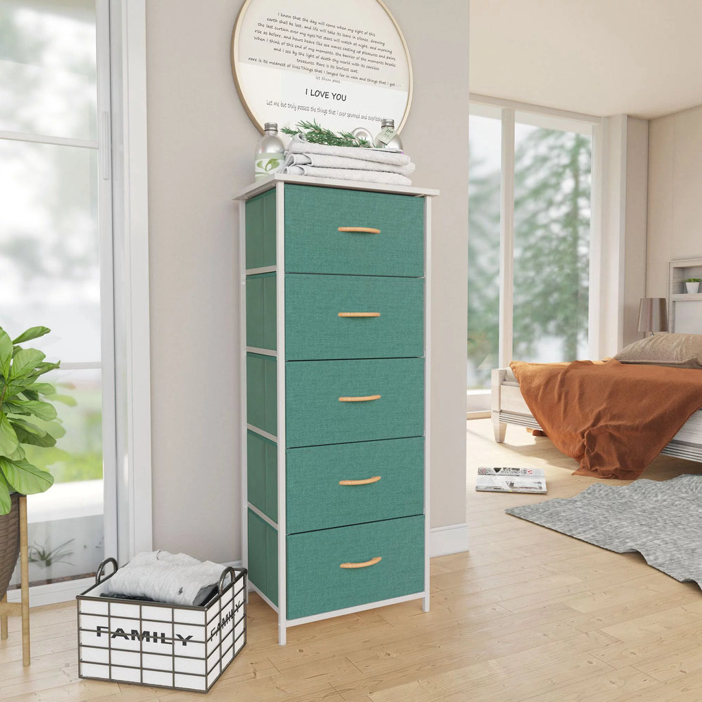 Beige 5-Drawer Dresser O51652