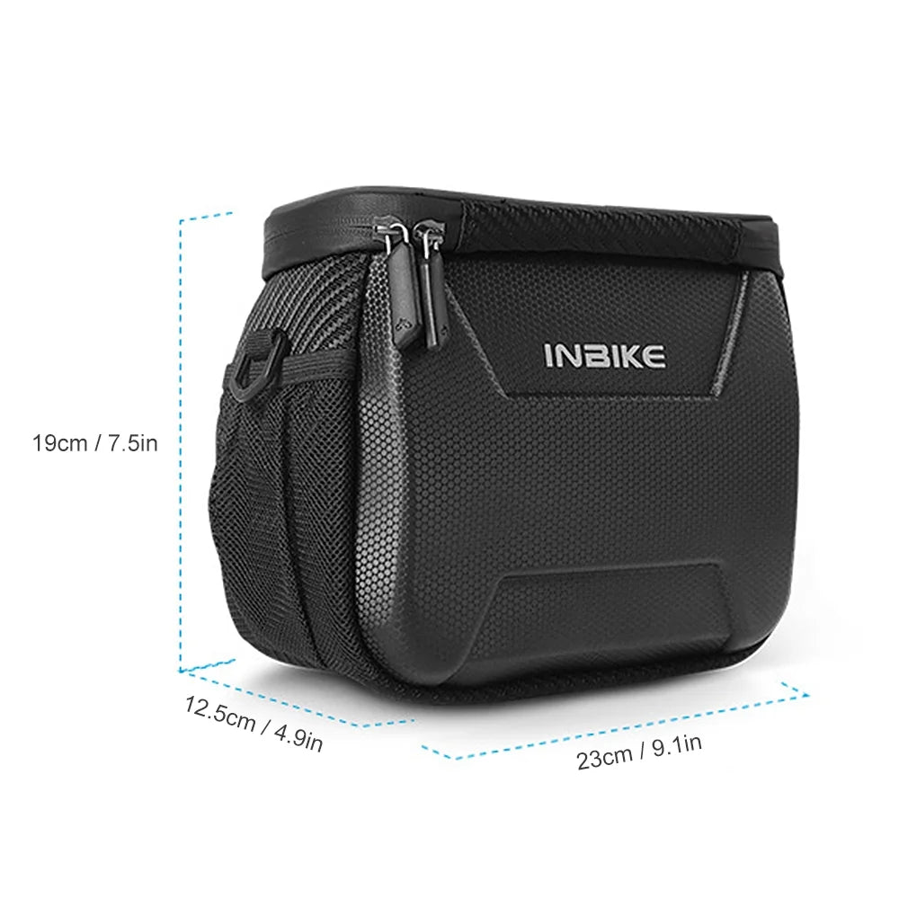 Waterproof Bike Handlebar Bag with Touch Screen Storage I3536