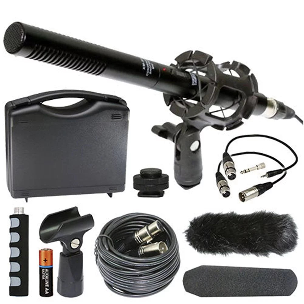 Multitrack Podcast Recorder with Shotgun Microphone Kit E677