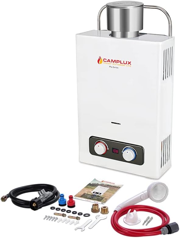 1.58 GPM Outdoor Propane Water Heater with S/S Rain Cap J379264