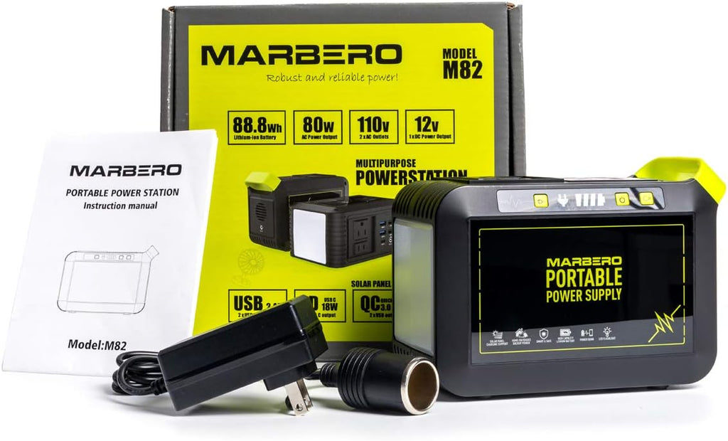 88Wh 24000mAh Portable Power Station with 110V AC Outlet Y308385