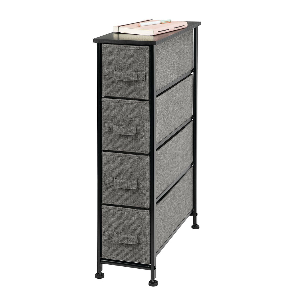 Narrow 4 Fabric Drawers Dresser B4973