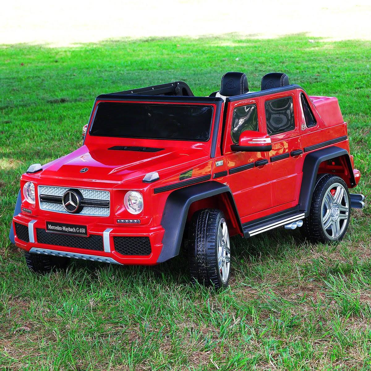 Cherry Red 12V Kids Ride-On Car L7543
