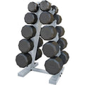150 Lbs. Dumbbells Set with Rack M593430