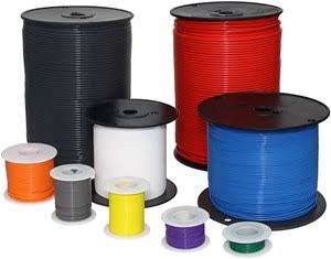 26 Gauge Gray PTFE High Temperature Stranded Wire, 1000 ft. J710