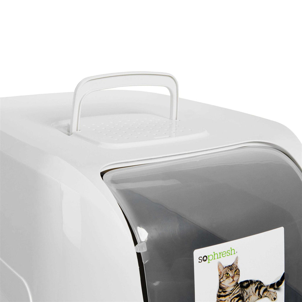 Enclosed Grey Cat Box R5882