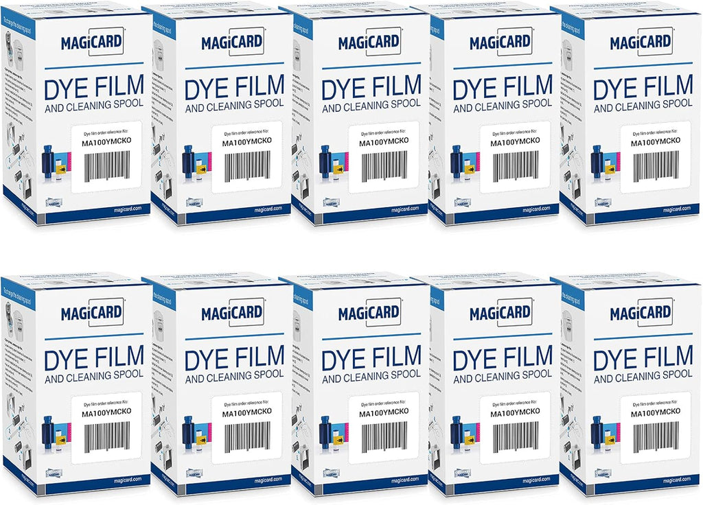 2 x Magicard MA100YMCKO Color Ribbon - 100 Prints H579