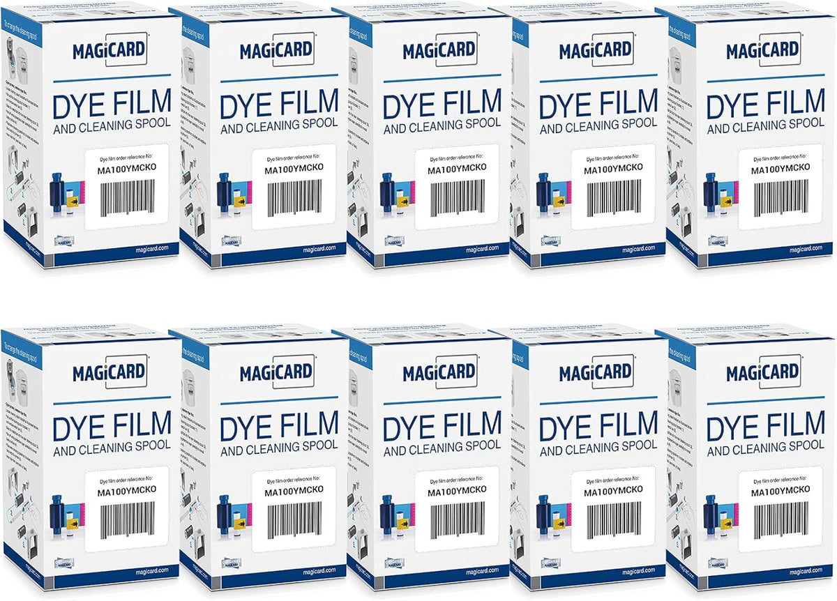 2 x Magicard MA100YMCKO Color Ribbon - 100 Prints H579