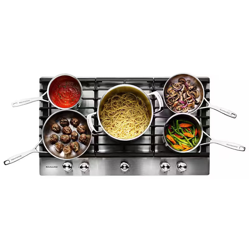 30 in. Stainless Steel Gas Cooktop with 5 Burners Z81940