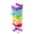 48 Pieces Wooden Stacking Board Games Building Blocks B869990