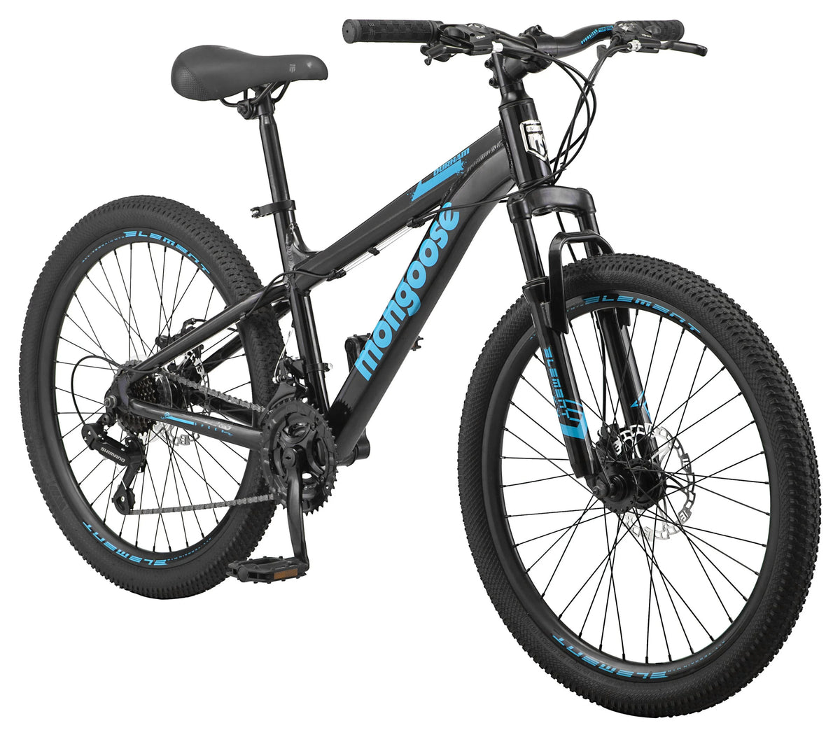 Black 24-in. 21 Speeds Mountain Bike L390682