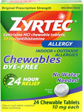 24 Hour Allergy Relief Chewable Tablets 10 mg Cetirizine Hydrochloride 24 ct N44340