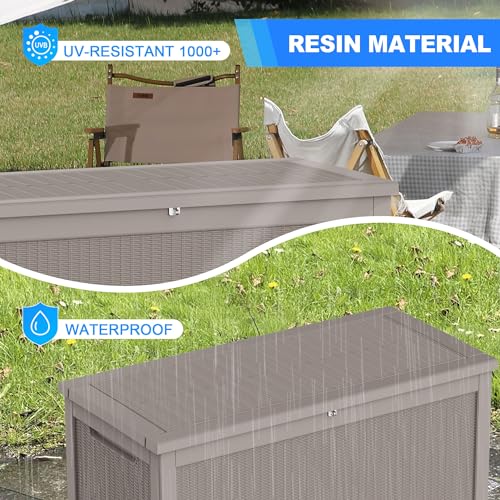100 Gallon Waterproof Resin Deck Box N548614
